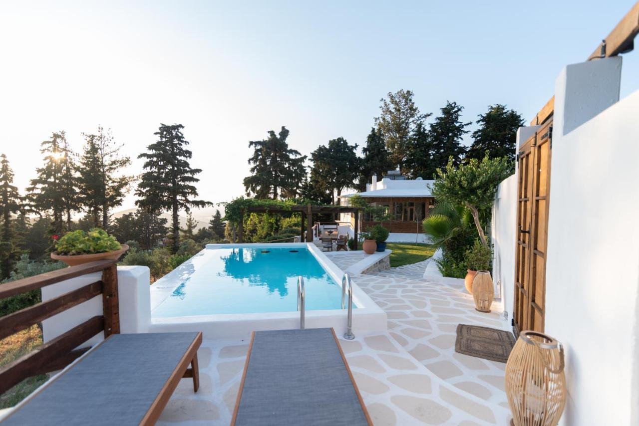 Tramonto Villa Lagoudi Zia Ngoại thất bức ảnh