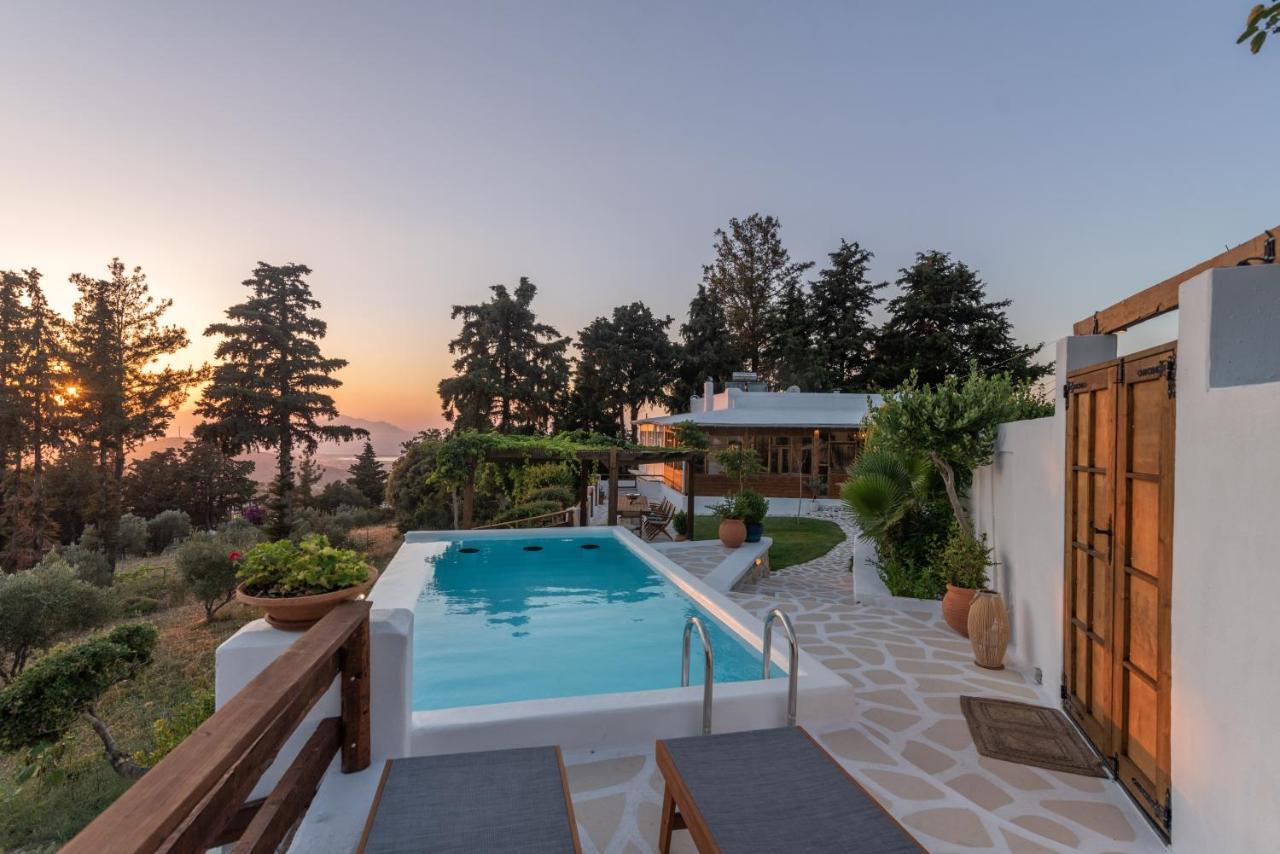 Tramonto Villa Lagoudi Zia Ngoại thất bức ảnh