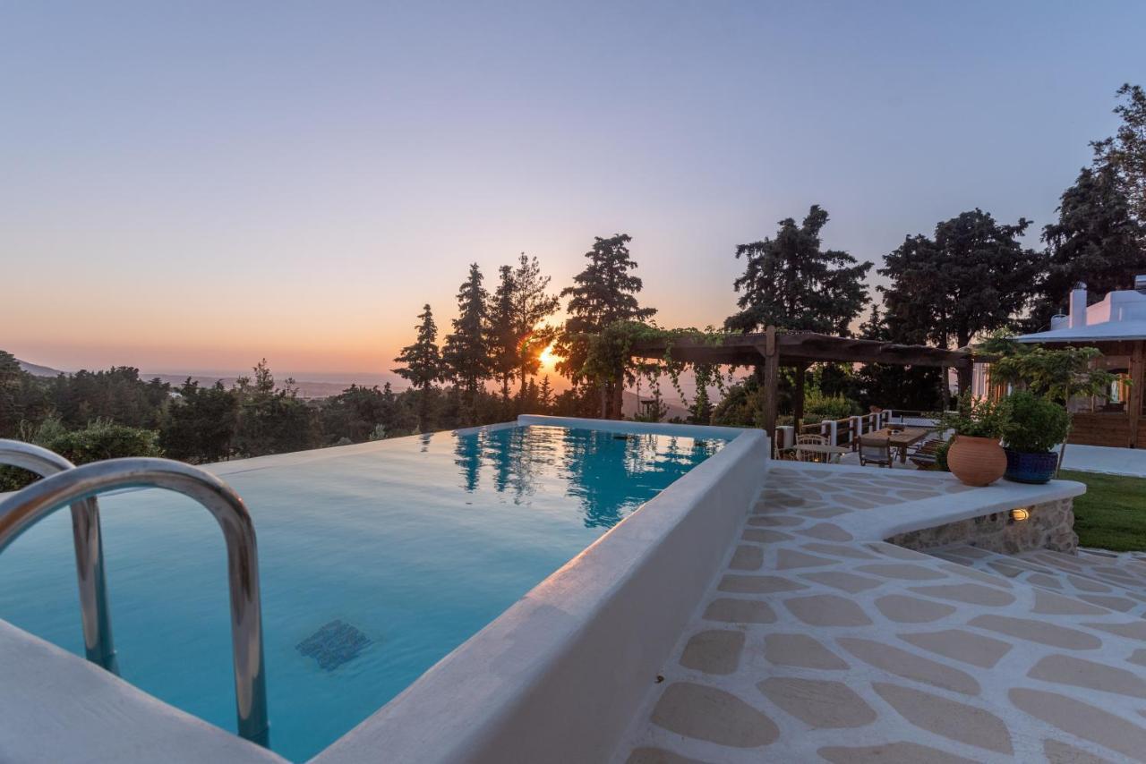 Tramonto Villa Lagoudi Zia Ngoại thất bức ảnh