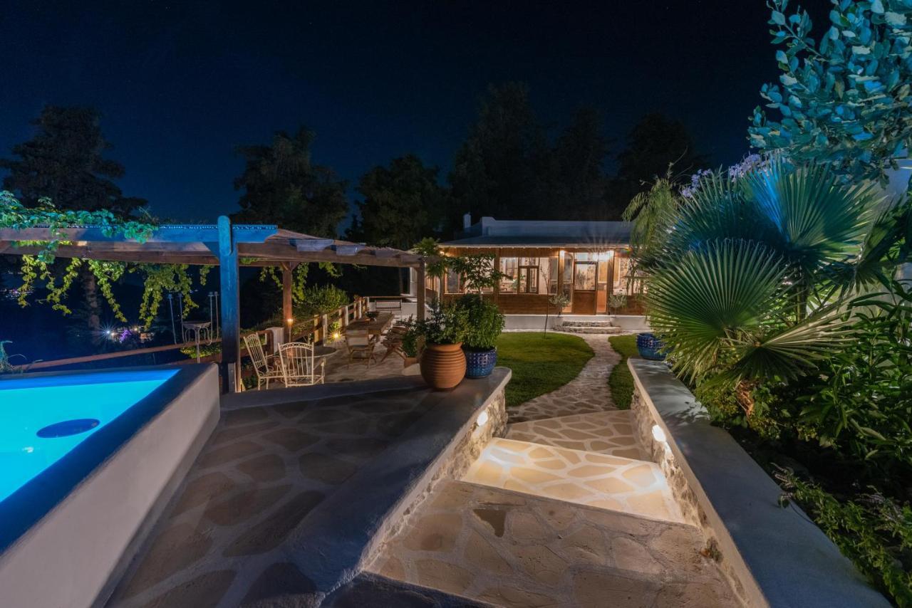 Tramonto Villa Lagoudi Zia Ngoại thất bức ảnh