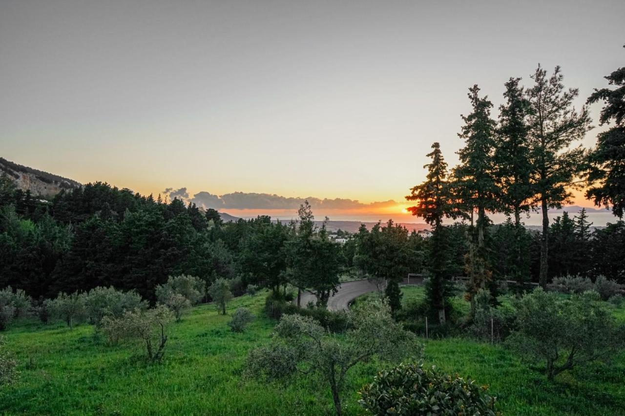 Tramonto Villa Lagoudi Zia Ngoại thất bức ảnh